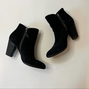Cole Haan Black Suede Booties